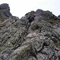 Wygląda na trudny kawałek. w rzeczywistości jest to inaczej, tylko na zdjęciu tak strasznie wyszło. #Tatry