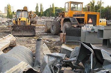 kolska #kolska #asp #warszawa #rozbiórka #budowla #zniszczenie #koparka