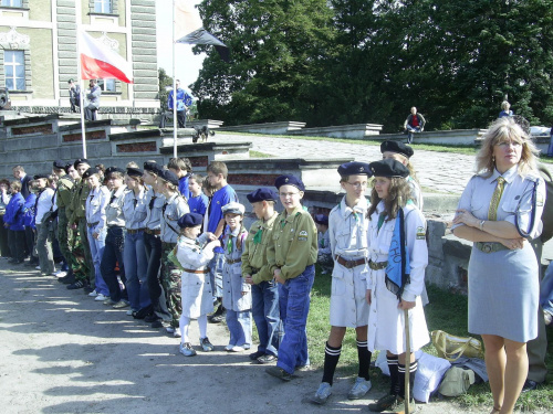 Harcerze ze szkół żagańskich. #Militaria #Plenerowe #Imprezy