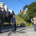 przy Lombard Street w San Francisco