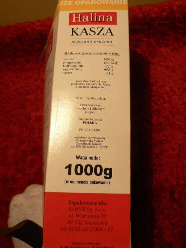 kasza manna 1kg za 5,50