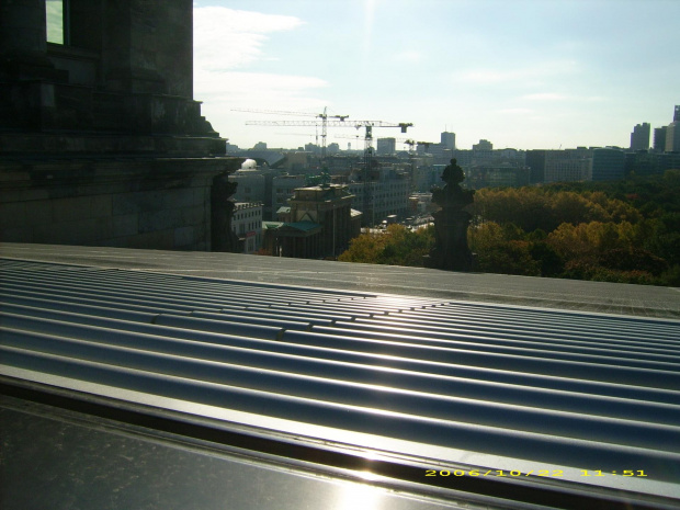 Berlin, widok z Reichstagu.