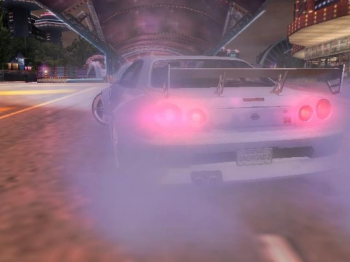 Mój Nissan SkyLine GT-R34 do Turnieju o mistrza kierownicy BayView w grze NFS Underground 2