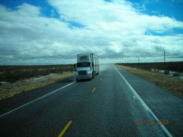 Texas, trasa wdłuż granicy USA od pólnocnego zachodu do Laredo