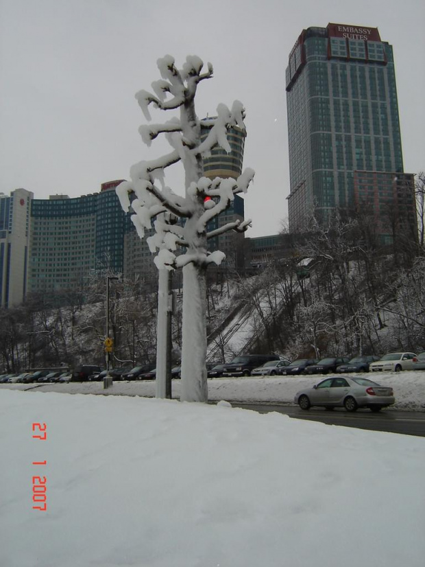 Niagara Falls w zimowej szacie