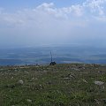 widok na Słowację (jezioro Orawskie, za chmuarmi niewidoczne tatry słowackie)