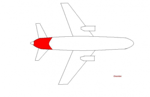 Malowanie samolotu przydatne przy zdjęciach RNAV.