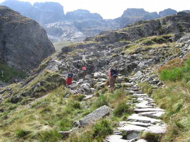 Rozstaje szlaków pod Zmarzłym Stawem #GóryTatry