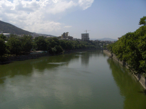 Rzeka Mtkvari, znana też jako Kura ;)
