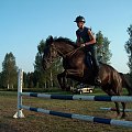 trening Bartosza ( ciezko bylo mi zlapac konia kiedy calkowicie w powietrzu jest )