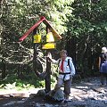 Rozdroże przy Chacie Zamkowskiego #Góry #Tatry