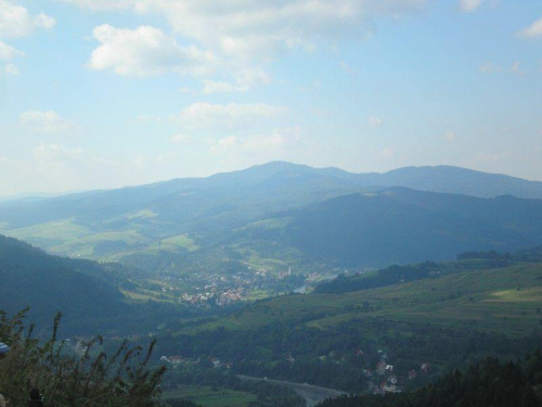 Lubań i Dolina Dunajca z Szafranówki #góry #pieniny