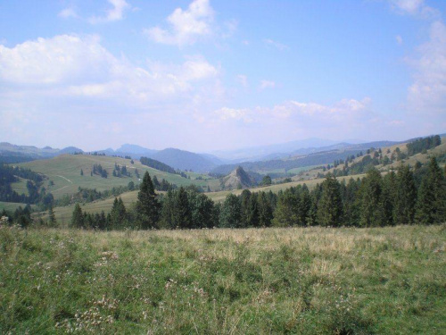 Widok z Polany Łazy - Pieniny, Dolina Grajcarka, Lubań #góry #pieniny