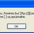 błąd z FileZillą #komunikaty