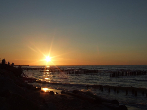 Ustka 2007 #słońce #ZachódSłońca #morze #Bałtyk #wakacje