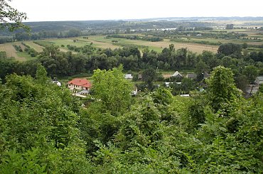 Widok z góry zamkowej #Janowiec