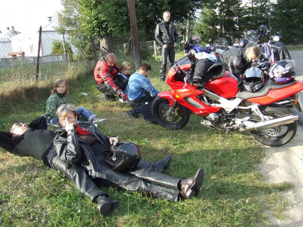 Pożegnanie wakacji 2005 #motocykl #kbm #yamaha #fido