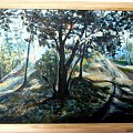 Ten obraz dedykuję Stawojowi, ponieważ to " jego " las tu uwieczniłam. Myślę, że Stawoj rozpozna swoje zdjęcie.