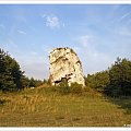 Na tej skale są resztki strażnicy obronnej