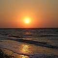zachod slonca nad morzem:) naprawde cos wartego zobaczenia:) #fale #morze #Niebo #plaża #Rodos #ZachódSłońca #Kremasti