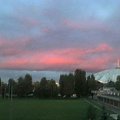 a niebo nad Poznaniem zapłonęło na 3 minuty....
a mój aparat w domu.... #niebo #ZachódSłońca #poznań