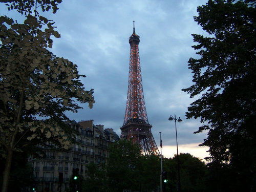 wieczorowa parą #Paryż