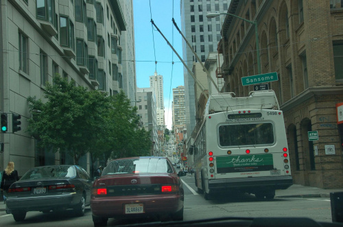 trolejbusy są jeszcze na świecie, San Francisco - Kalifornia #usa #wycieczka