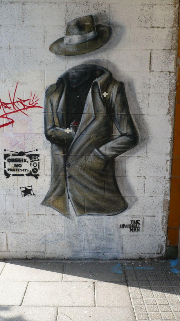 graffiti przy Rambla Nova: jedno z nielicznych zaslugujacych na miano graffiti #tarragona #graffiti #RamblaNova