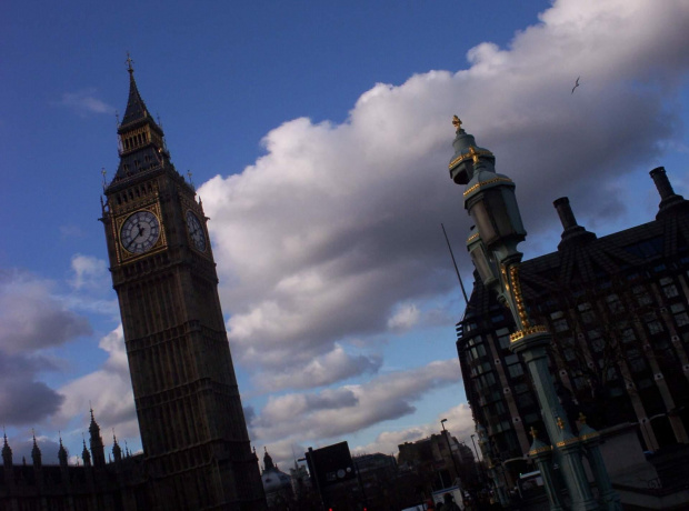 Big Ben. styczeń 2oo6. #Londyn #Anglia