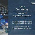 Specjalne wydanie "Wiadomości" TVP 7 stycznia 2007 roku - abp Stanisław Wielgus rezygnuje z urzędu metropolity warszawskiego, ingres zatrzymany. Prowadzi Marcin Leśkiewicz. www.TVPmaniak.pl