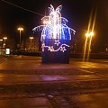 something near the City Centre... it looks like a light fountain #Wrocław