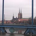 Ostrów Tumski - closer look from Grunwaldzki Bridge #Wrocław