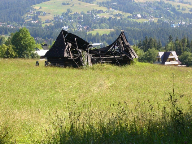 Dzień II:w drodze na Małołączniak...a przy okazji Giewont znalazł sie na trasie...