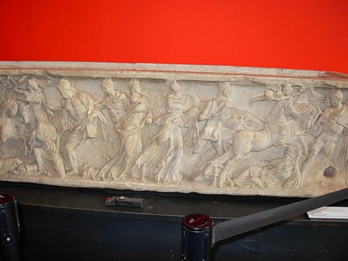 Koloseum-rzeźba na wystawie